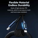 Encuentra en Guatemala el cable USB C-L Non-MFI Toocki de 20W con display y carga rápida.