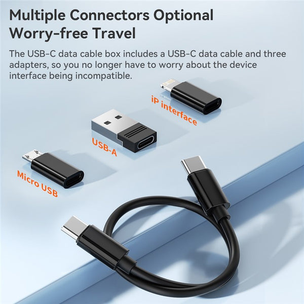 Encuentra el cable de datos multifuncional con espejo Toocki en Guatemala al mejor precio en tiendas de accesorios electrónicos.