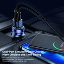 Encuentra el cargador de auto transparente Toocki PD USB A+A de 30W en Guatemala para comprar al mayorista.