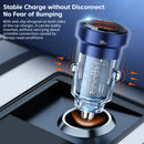 Encuentra el cargador de auto transparente Toocki PD USB A+A de 30W en Guatemala para comprar al mayorista.