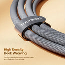 Cable de carga Toocki USB C-C con display de 60W y 6ft en Guatemala, ideal para mayoristas de accesorios electrónicos.