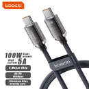 Compra tu cable USB C-C de 100W de la marca Toocki en Guatemala para un cargado rápido y seguro.