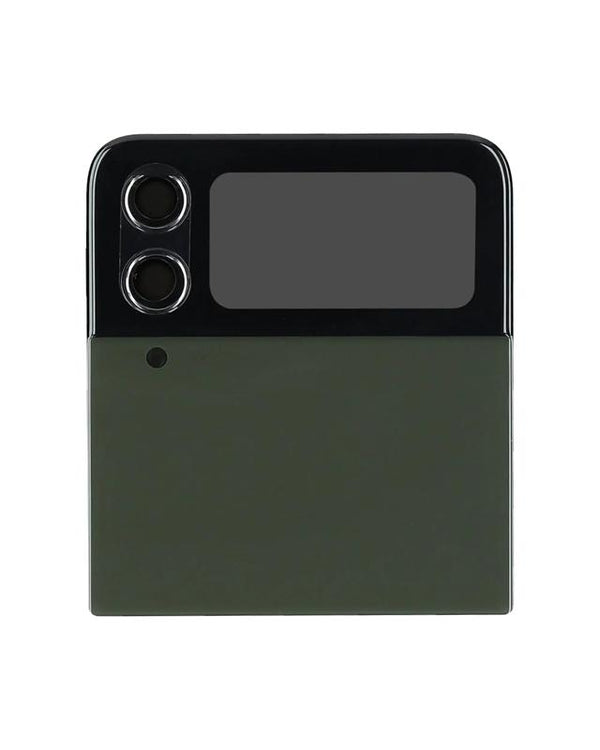 Pantalla OLED verde de repuesto para Samsung Galaxy Z Flip 4 5G, servicio técnico y reparación de pantallas en Guatemala.