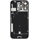 Encuentra la tapa trasera con placa de acero para iPhone 16 Pro Max en Guatemala, con carga inalámbrica, NFC, MagSafe, imán y linterna incluida.