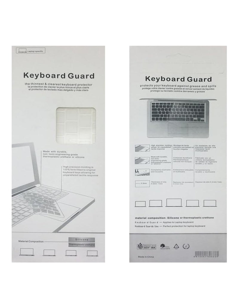 Protector de teclado nano film para Macbook A1466 / A1369 / A1502 / A1425 / A1398 ideal para proteger tu laptop en Guatemala.