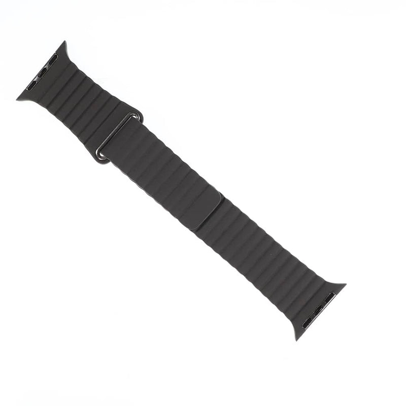 Banda Loop de cuero con cierre magnético para iWatch de 38/40/41mm en color GRAY en Guatemala.