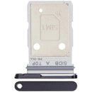 Bandeja dual SIM negra para Samsung Galaxy S26 (SM-S942B), repuesto original para porta SIM.