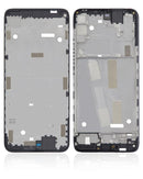 Pantalla LCD y digitalizador refurbished para Motorola One Fusion Plus XT2067, con marco negro, listo para reemplazo.