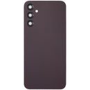 Tapa trasera rojo oscuro para Samsung Galaxy A24 4G (A245) con lente de cámara, repuesto de reparación.