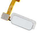 Botón home blanco con sensor de huellas y cable flex para Asus ZenFone 4 ZE554KL.