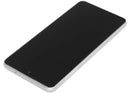 Pantalla OLED blanca de repuesto para Samsung Galaxy S21 FE 5G (G990) con marco, 120Hz para reparación de display.