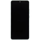 Pantalla OLED verde refurbished para Xiaomi Redmi Turbo 4 / Poco X7 Pro con marco, lista para reparación.