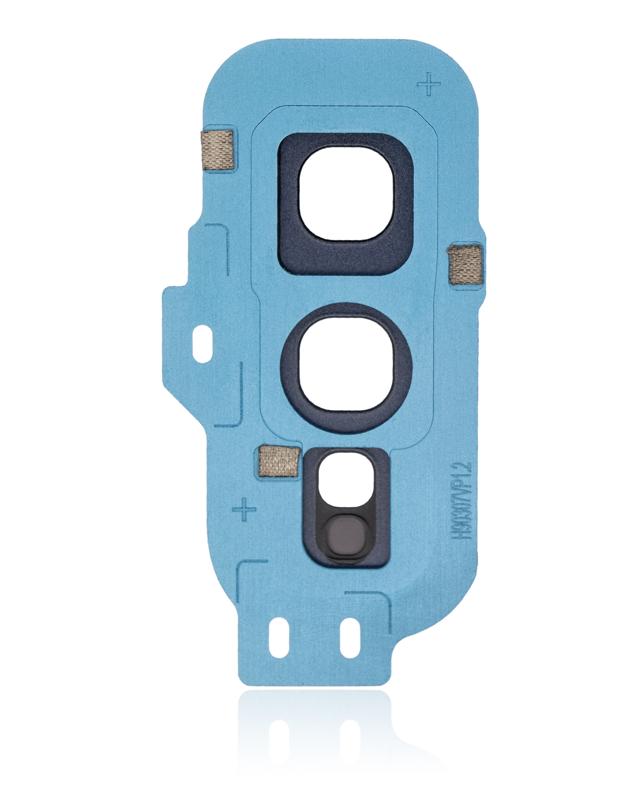Lente de Camara Trasera con Aro de Cubierta para Samsung Galaxy S10E (Azul Prisma)