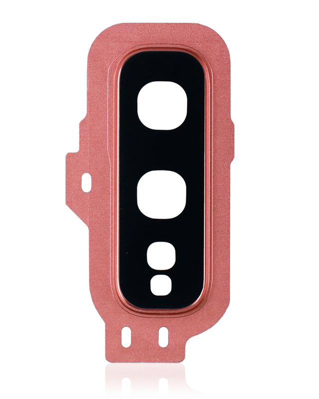 Lente de camara trasera con bisel para Samsung Galaxy S10E (Rosa Flamenco)