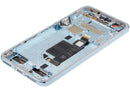 Pantalla OLED refurbished azul con marco para Honor Magic7 Pro, ideal para cambio y reparación de display.