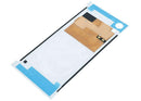 Tapa trasera de vidrio blanca para Sony Xperia XA1, back cover G3112, G3116, G3121, G3123, G3125.
