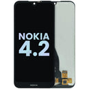 Pantalla LCD original negra para Nokia 4.2 (TA-1133, TA-1149, TA-1150), repuesto para reparación.
