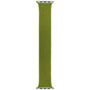 Correa Apple Braided Solo Loop Chartreuse talla 10, trenzada, sin broches, compatible con Apple Watch 44mm-49mm.