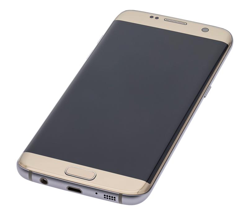 Pantalla OLED con marco para Samsung Galaxy S7 Edge (G935F) (Reacondicionado) Oro Platino