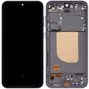 Pantalla hard OLED graphite de Samsung Galaxy S23 FE 5G con marco, lista para reparación de display.