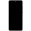 Pantalla OLED refurbished Motorola Moto G Stylus 5G (XT2619/2026) Coal Smoke con marco, para reparación de display.