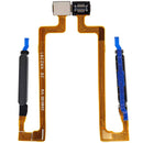 Sensor de huella negro mate para Xiaomi Redmi Note 12 5G con cable flex de repuesto.