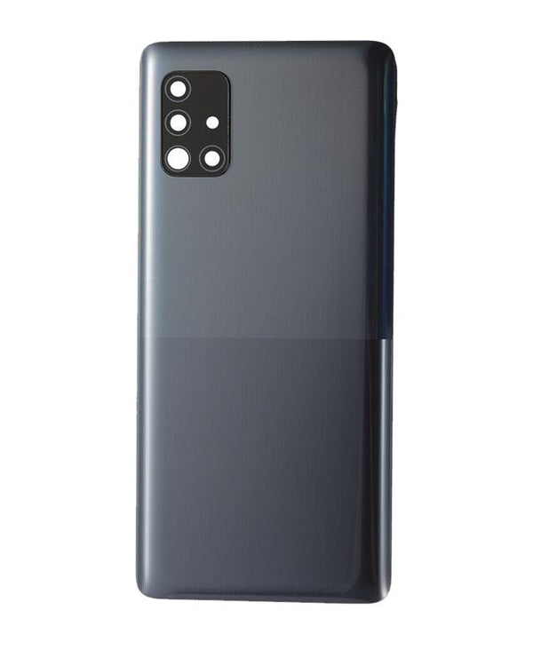 Tapa trasera con lente de camara para Samsung Galaxy A51 original (Negro)