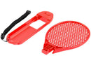 Dos raquetas de tenis rojas para Nintendo Switch Joy-Con, accesorio ideal para Mario Tennis Aces.