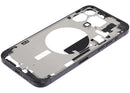 Tapa trasera original iPhone 15 Pro Max, titanio negro, grado C, repuesto A2849, A3105.