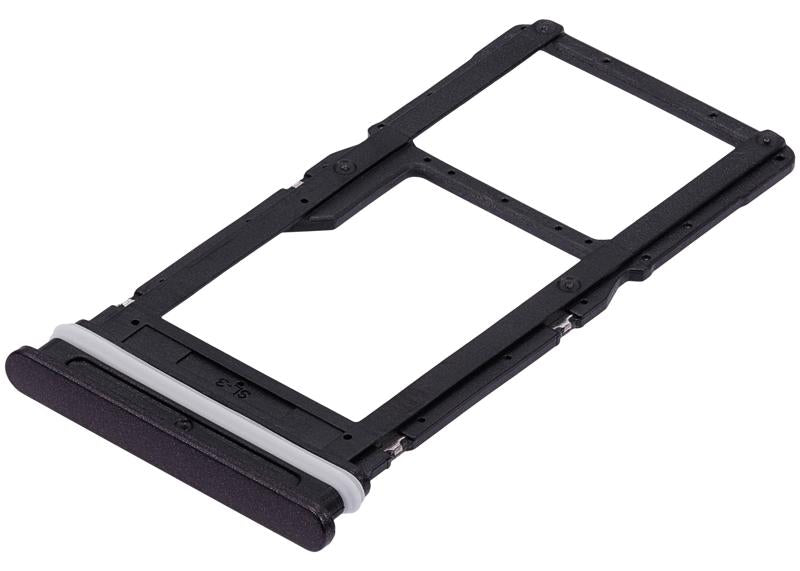 Bandeja para doble tarjeta SIM para Motorola Moto G 5G (XT2113-3 / 2020) (Gris volcanico)