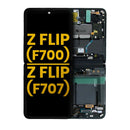 Pantalla con marco Samsung Galaxy Z Flip 4G (F700) / Z Flip 5G (F707) en Guatemala - Reparaciones y mayoristas disponibles en talleres autorizados.