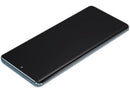Pantalla refurbished Frost Blue OLED con marco para Xiaomi Redmi Note 14 Pro Plus 5G, lista para reparación.