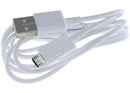 Cargador de pared Samsung de 10W USB-A blanco, adaptador de viaje 5V 2A para carga rápida.