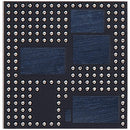 Reparación de IC amplificador de alta frecuencia frontal para iPhone 15/15 Pro en Guatemala.