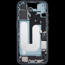 Carcasa media con puerto de carga flex y partes pequenas iPhone 16 (Teal)