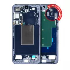 Menciona estas palabras clave en la descripción: Marco medio de carcasa, Samsung Galaxy S24 Plus 5G, Violeta cobalto, Guatemala, mayorista, reparaciones, talleres.