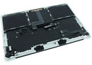 Tapa superior plateada original MacBook Pro 13" A2338 M2 con batería y teclado ANSI US.
