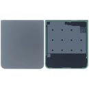 Tapa trasera de cristal gris para Samsung Galaxy Z Flip 3 5G, repuesto original SM-F711.