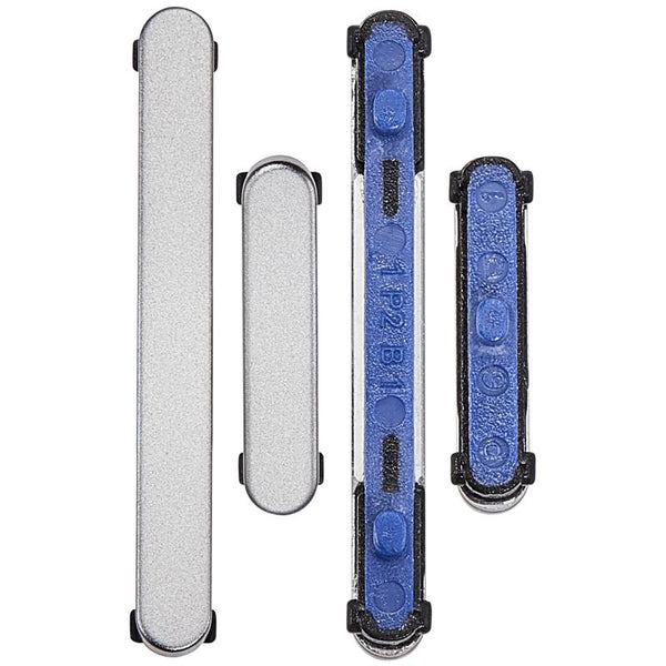 Botones de encendido/volumen premium en gris para Samsung Galaxy S25 / S25 Plus disponibles para reparaciones en Guatemala.
