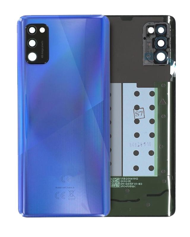 Reparación de tapa trasera con lente de cámara Samsung Galaxy A41 en Guatemala.