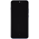 Pantalla original con marco para Motorola Edge 70 Pro, refurbished, color titanio, ideal para reparación de display.