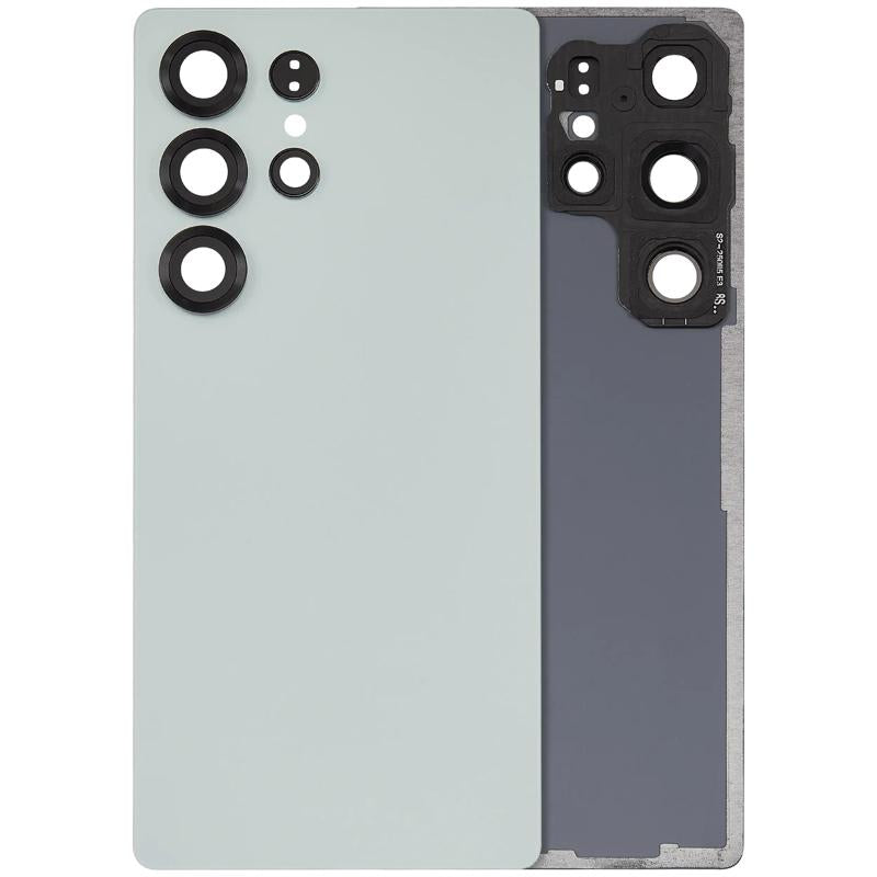Encuentra tapas traseras con lente de cámara para Samsung Galaxy S25 Ultra 5G en Guatemala, garantizadas y en varios colores como Titanium Jade Green.