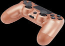 Control alámbrico DoubleShock 4 color bronce para PlayStation 4 con cable USB, listo para usar.
