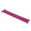 Correa Braided Solo Loop magenta original para Apple Watch de 44mm, 45mm, 46mm, 49mm, talla 7 mediana.