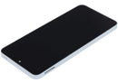 Pantalla Aftermarket Plus Honor X8A, X50i, 90 Lite con marco Titanium Silver, ideal para reparación de pantalla rota.