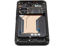 Pantalla OLED negra refurbished para Xiaomi 14, con marco, ideal para reparación de pantalla rota y repuesto.