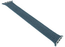 Correa Apple Braided Solo Loop verde lago para Apple Watch 44mm-49mm, talla 10, con trenzado suave y elástico.