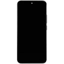 Pantalla refurbished con marco para Xiaomi 13 negra, lista para reparación y reemplazo de display.