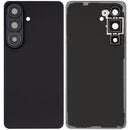 Tapa trasera de vidrio negro para Samsung Galaxy S26 con lente de cámara, repuesto Aftermarket Plus.