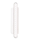 Malla auricular blanca Pearl para Samsung Galaxy S7 / S7 Edge, paquete de 10 unidades, repuesto de reparación.